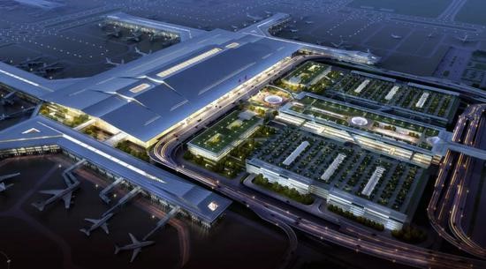 長安盛殿  絲路新港 電勘院助力西安咸陽國際機場再騰飛